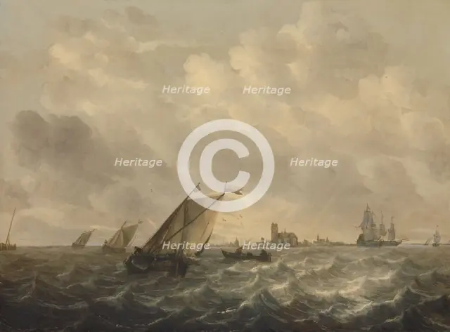 River View, c.1643-c.1650. Creator: Abraham van Beyeren.