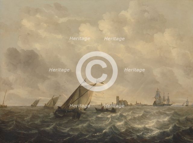 River View, c.1643-c.1650. Creator: Abraham van Beyeren.
