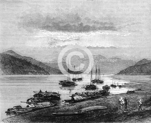 'River-View in China', c1891. Creator: James Grant.