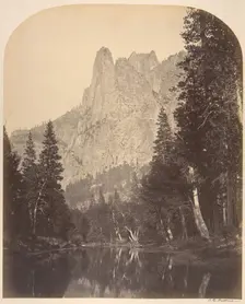River View, Sentinel, 3270 Feet, 1861. Creator: Carleton Emmons Watkins