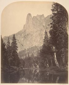River View, Sentinel, 3270 Feet, 1861. Creator: Carleton Emmons Watkins