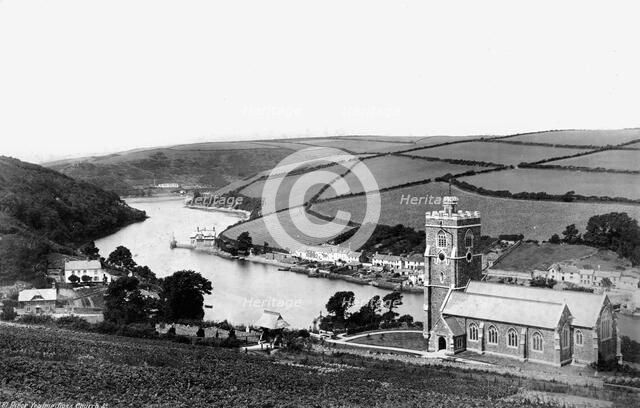 River Yealme; Noss Church, c1882. Artist: Unknown