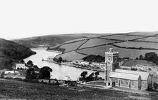 River Yealme; Noss Church, c1882