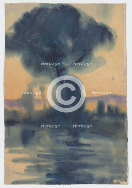 Riverbank, 1925-1933. Creator: Zolo Palugyay.