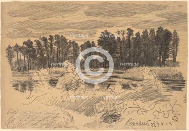 Riverhead, Long Island, 1903. Creator: Oscar Bluemner.