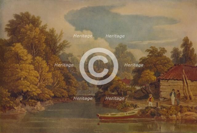 'Riverside', 19th century, (1935). Artist: William Havell.