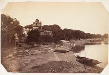 Riverside at Chandanagore?, 1858-61. Creator: Unknown