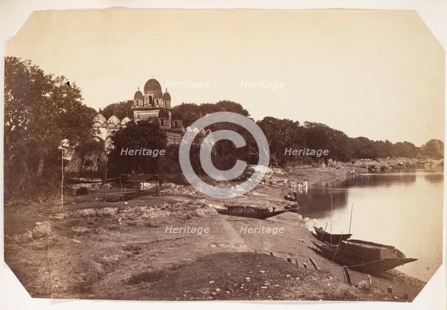 Riverside at Chandanagore?, 1858-61. Creator: Unknown.