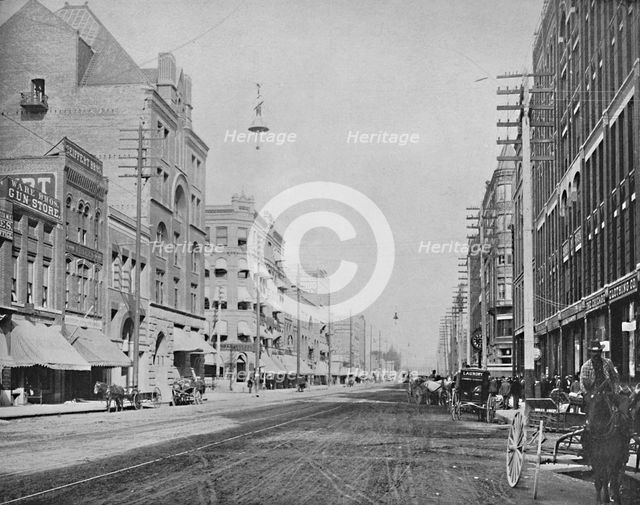 'Riverside Avenue, Spokane, Washington', c1897. Creator: Unknown.