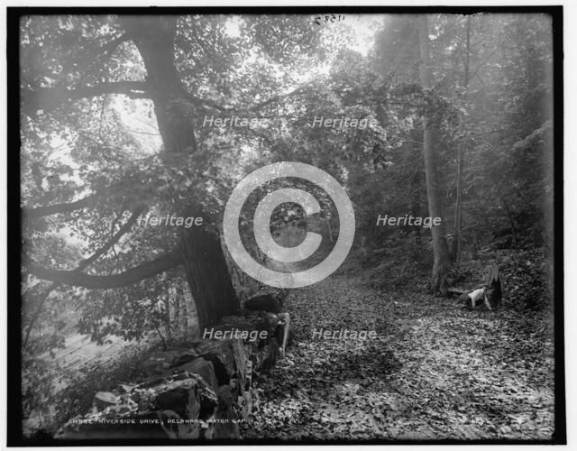 Riverside drive, Delaware Water Gap, c1900. Creator: Unknown.