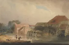 Riverside Scene (Old Mill), 1805-10 (?). Creator: Peter de Wint