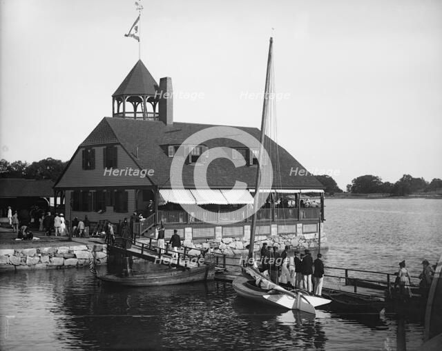 Riverside Yacht Club House, between 1890 and 1910. Creator: John S Johnston.
