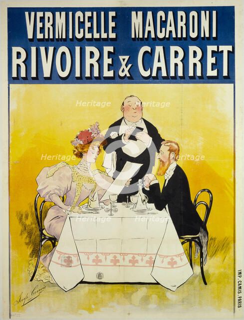 Rivoire & Carret Vermicelle Macaroni, c. 1895. Creator: Anonymous.