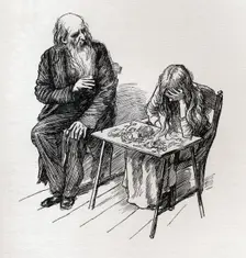 Riah and Jenny Wren, c1900. Creator: Harold Copping
