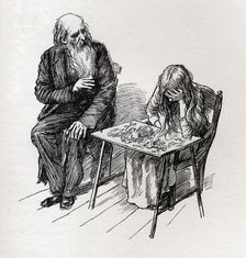 Riah and Jenny Wren, c1900. Creator: Harold Copping