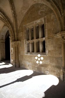 Rib vaulting in the cloister, Old Cathedral of Coimbra, Portugal, 2009. Artist: Samuel Magal