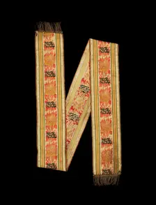 Ribbon, Czech, early 19th century. Creator: Unknown