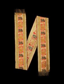 Ribbon, Czech, early 19th century. Creator: Unknown