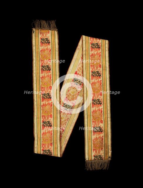 Ribbon, Czech, early 19th century. Creator: Unknown.