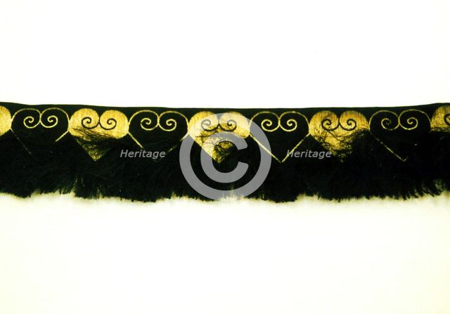 Ribbon, England, c. 1840/50. Creator: Unknown.