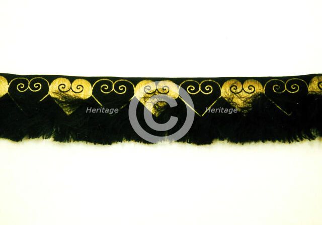 Ribbon, England, c. 1840/50. Creator: Unknown.