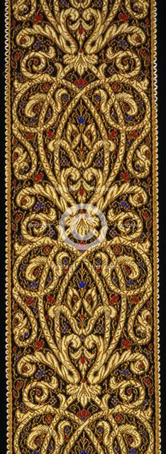 Ribbon, France, c. 1870. Creator: Unknown.
