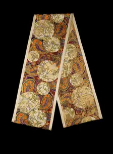 Ribbon, probably French, 1870-90. Creator: Unknown