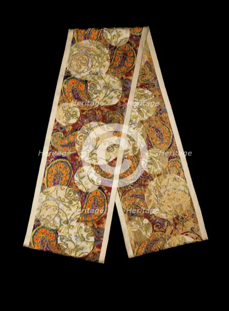 Ribbon, probably French, 1870-90. Creator: Unknown.