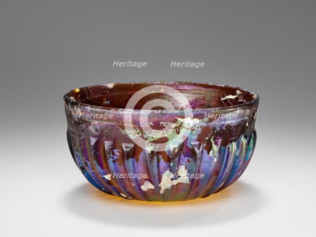 Ribbed Bowl, end of 1st century B.C.-beginning of 1st century A.D. Creator: Unknown.
