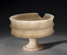 Ribbed Bowl (Tazza), 1391-1337 BC. Creator: Unknown