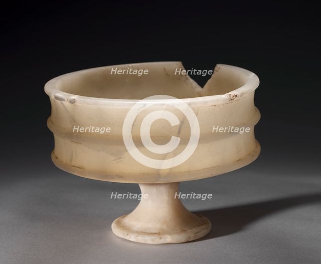 Ribbed Bowl (Tazza), 1391-1337 BC. Creator: Unknown.
