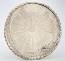 Ribbed Plate, Byzantine, 659-662/3. Creator: Unknown