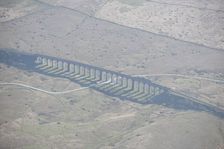 Ribblehead Viaduct or Batty Moss Viaduct on the Settle-Carlisle Railway, North Yorkshire, 2016. Creator: Dave MacLeod