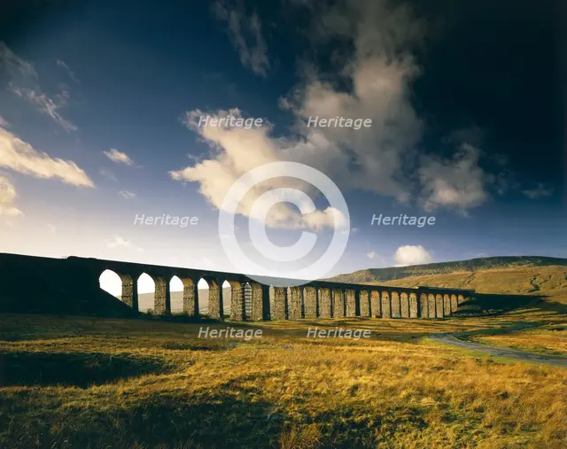 Ribbleshead Viaduct, North Yorkshire, 1987. Artist: Unknown