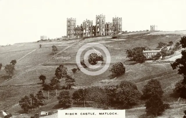 Riber Castle, Derbyshire, c1900. Creator: Unknown.