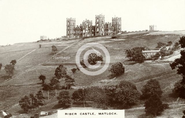 Riber Castle, Derbyshire, c1900. Creator: Unknown.
