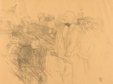 Ribot Deposition (Déposition Ribot), 1896. Creator: Henri de Toulouse-Lautrec