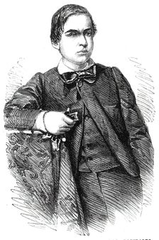 Ricciotti, youngest son of General Garibaldi, from a photograph by P.C. Stortz, Liverpool, 1860. Creator: Unknown