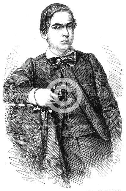 Ricciotti, youngest son of General Garibaldi, from a photograph by P.C. Stortz, Liverpool, 1860. Creator: Unknown.