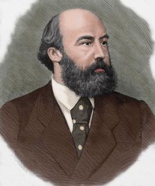 Ricardo Augusto Pereira Guimaraes (1830-1889), Portuguese writer, journalist and politician, 1877. Creator: Unknown