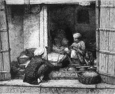 Rice and Corn Merchants of Patna c1891. Creator: James Grant