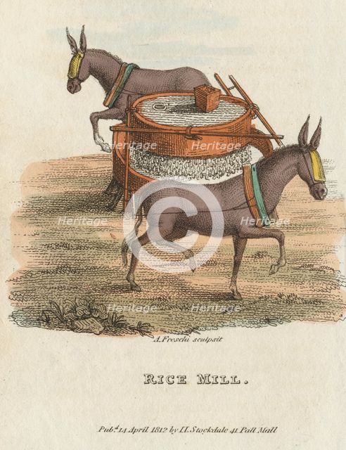 'Rice Mill', 1813. Creator: Anon.