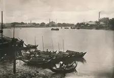 Rice Mills on the Poozoondoung Creek, Rangoon 1900. Creator: Unknown