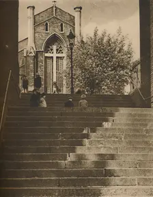 "Riceyman Steps" Really Granville Place in the Unlovely King's Cross Road c1935. Creator: Paterson