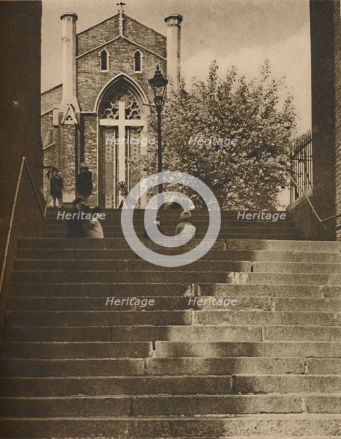 "Riceyman Steps" Really Granville Place in the Unlovely King's Cross Road', c1935. Creator: Paterson.