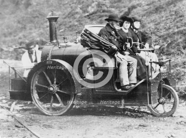 Rickett's steam carriage, 1860. Artist: Unknown