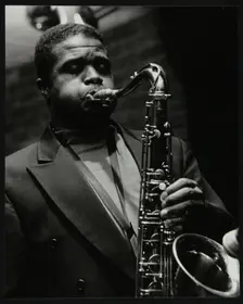 Rickey Woodard playing tenor saxophone at The Fairway, Welwyn Garden City, Hertfordshire, 15 De Creator: Denis Williams
