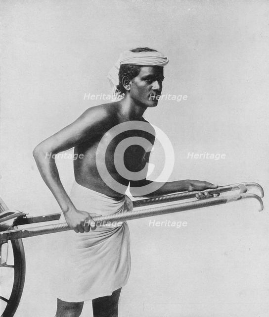 'Rickshaw Coolie', c1890, (1910). Artist: Alfred William Amandus Plate.