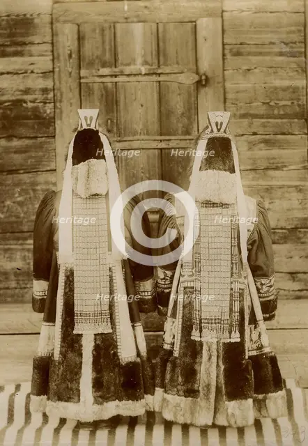 Rich Yakuts. Rear view of the suits, 1895-1939. Creator: L Veniukov.