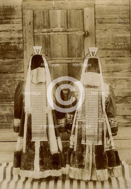 Rich Yakuts. Rear view of the suits, 1895-1939. Creator: L Veniukov.